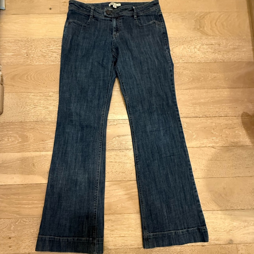 CAbi Dark Blue Wide Leg Jeans